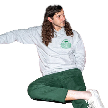 Grey - Side - The Godfather Unisex Adult Genco Olive Oil Hoodie