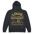 Black - Back - The Godfather Unisex Adult Limited Edition Louis Restaurant Hoodie