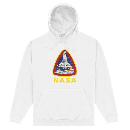 White - Front - NASA Unisex Adult Lift Off Hoodie