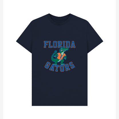 Navy Blue - Front - University Of Florida Unisex Adult Gators T-Shirt