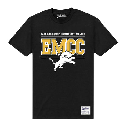 Black - Front - EMCC Unisex Adult Lion T-Shirt