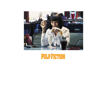 Black - Side - Pulp Fiction Unisex Adult Mia Wallace T-Shirt