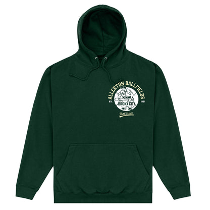 Forest Green - Front - Park Fields Unisex Adult Bronx Hoodie