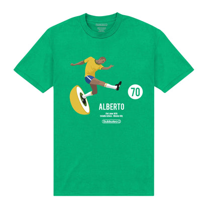 Kelly Green - Front - Subbuteo Unisex Adult Alberto T-Shirt