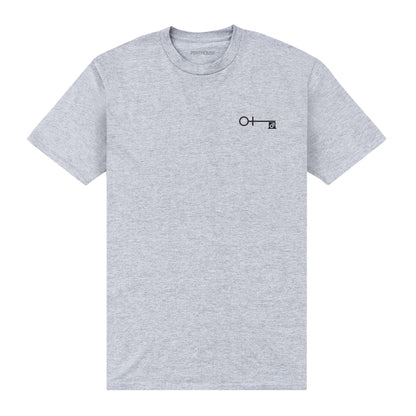 Heather Grey - Front - Penthouse Unisex Adult Key T-Shirt