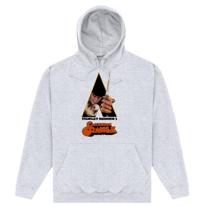 Heather Grey - Front - A Clockwork Orange Unisex Adult Logo Hoodie