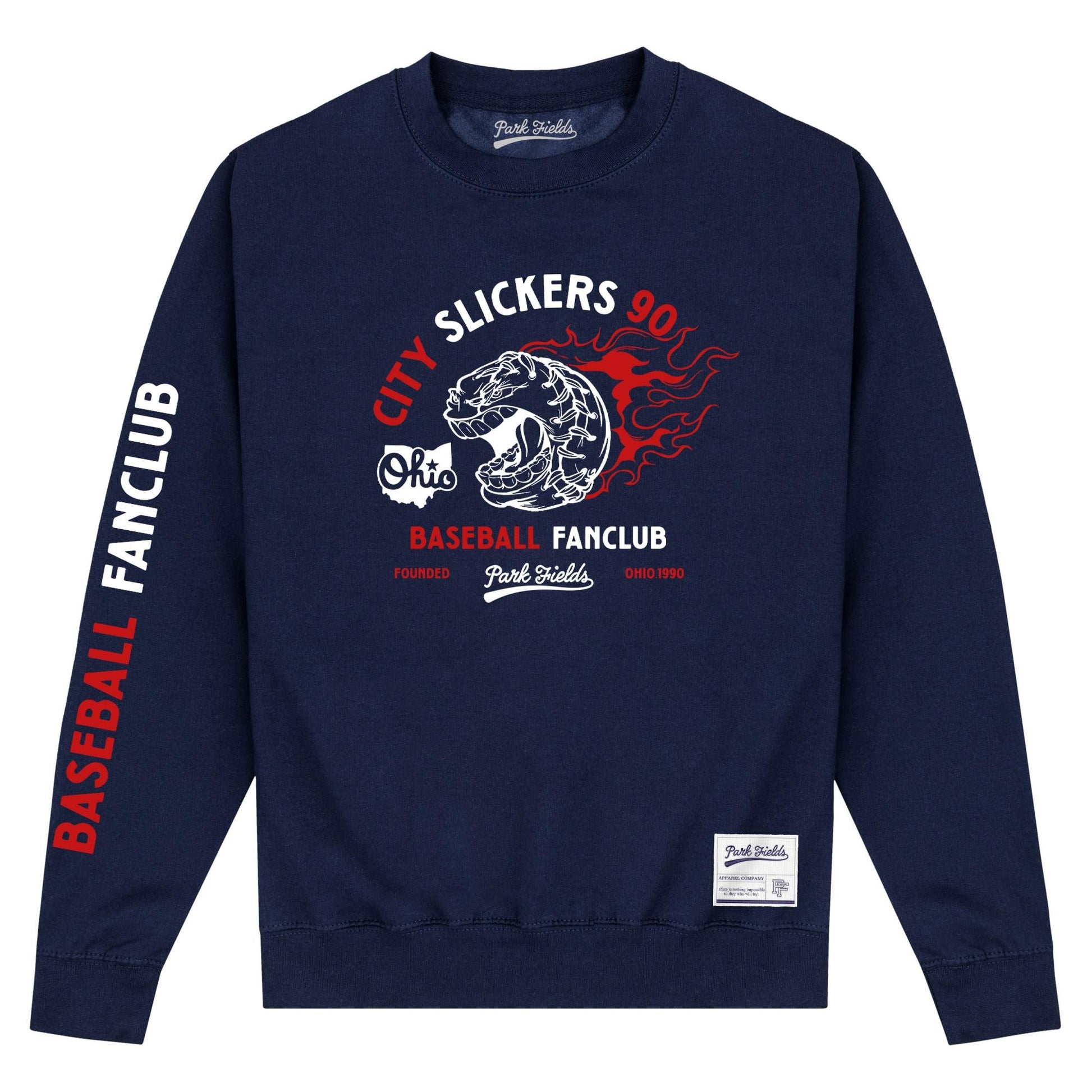 Navy Blue - Front - Park Fields Unisex Adult City Slickers Sweatshirt