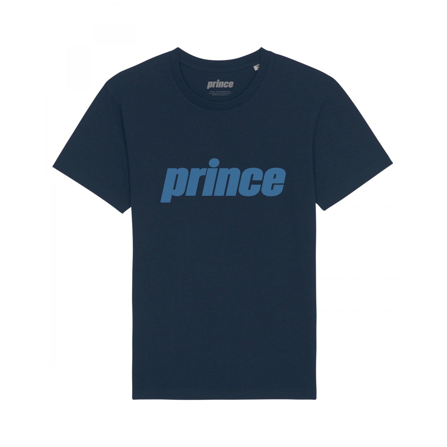 Navy Blue - Front - Prince Unisex Adult Deuce T-Shirt