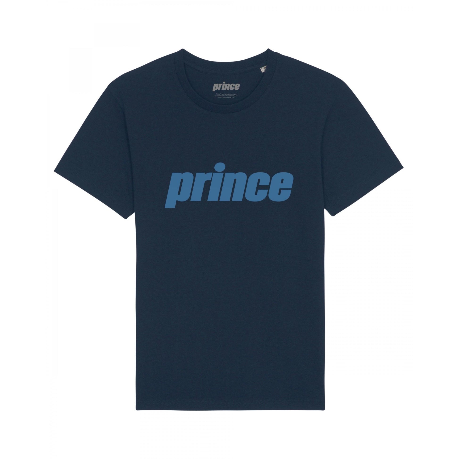 Navy Blue - Front - Prince Unisex Adult Deuce T-Shirt
