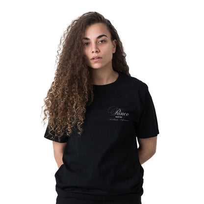 Black - Front - Prince Unisex Adult Tour T-Shirt