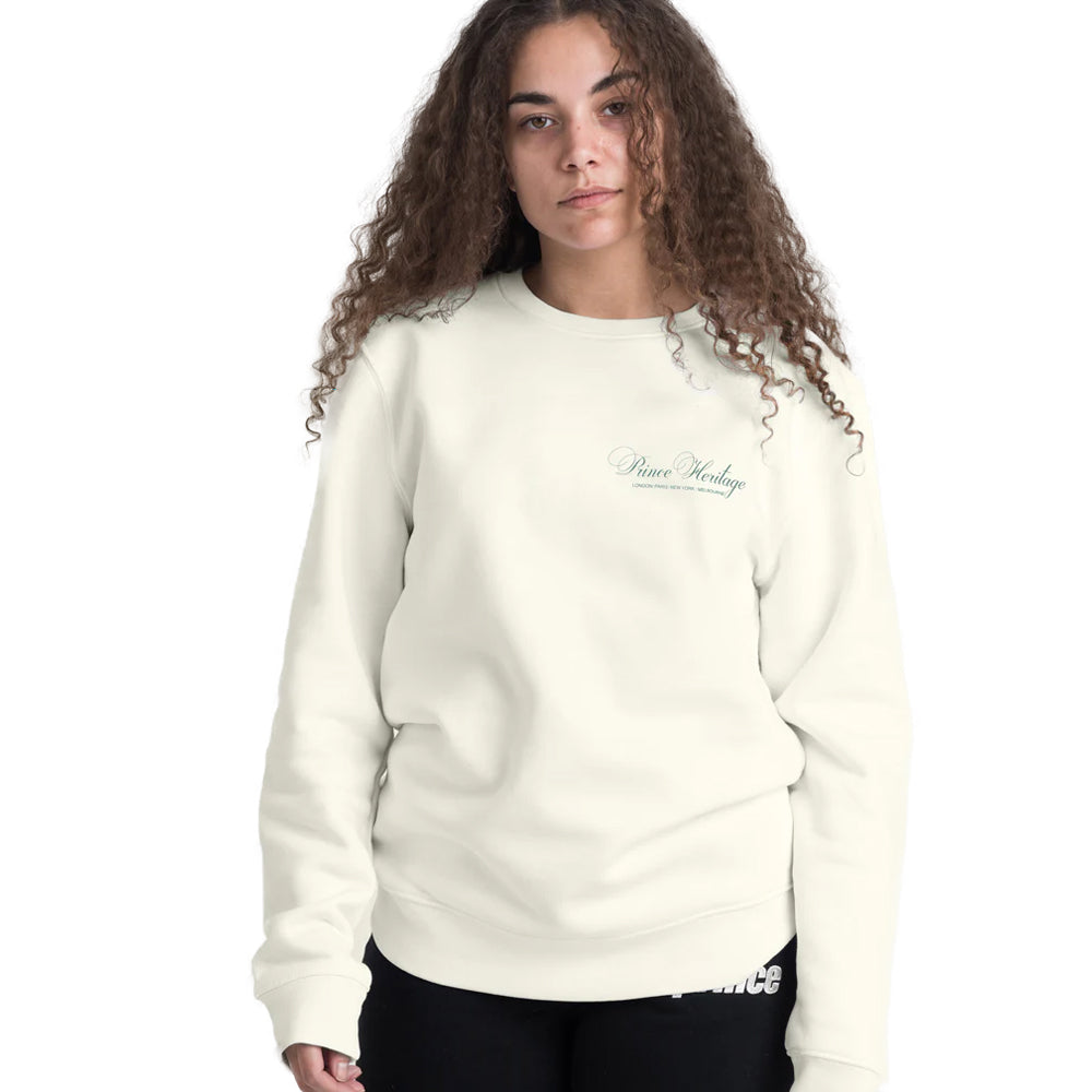 Vintage White - Front - Prince Unisex Adult Heritage Sweatshirt