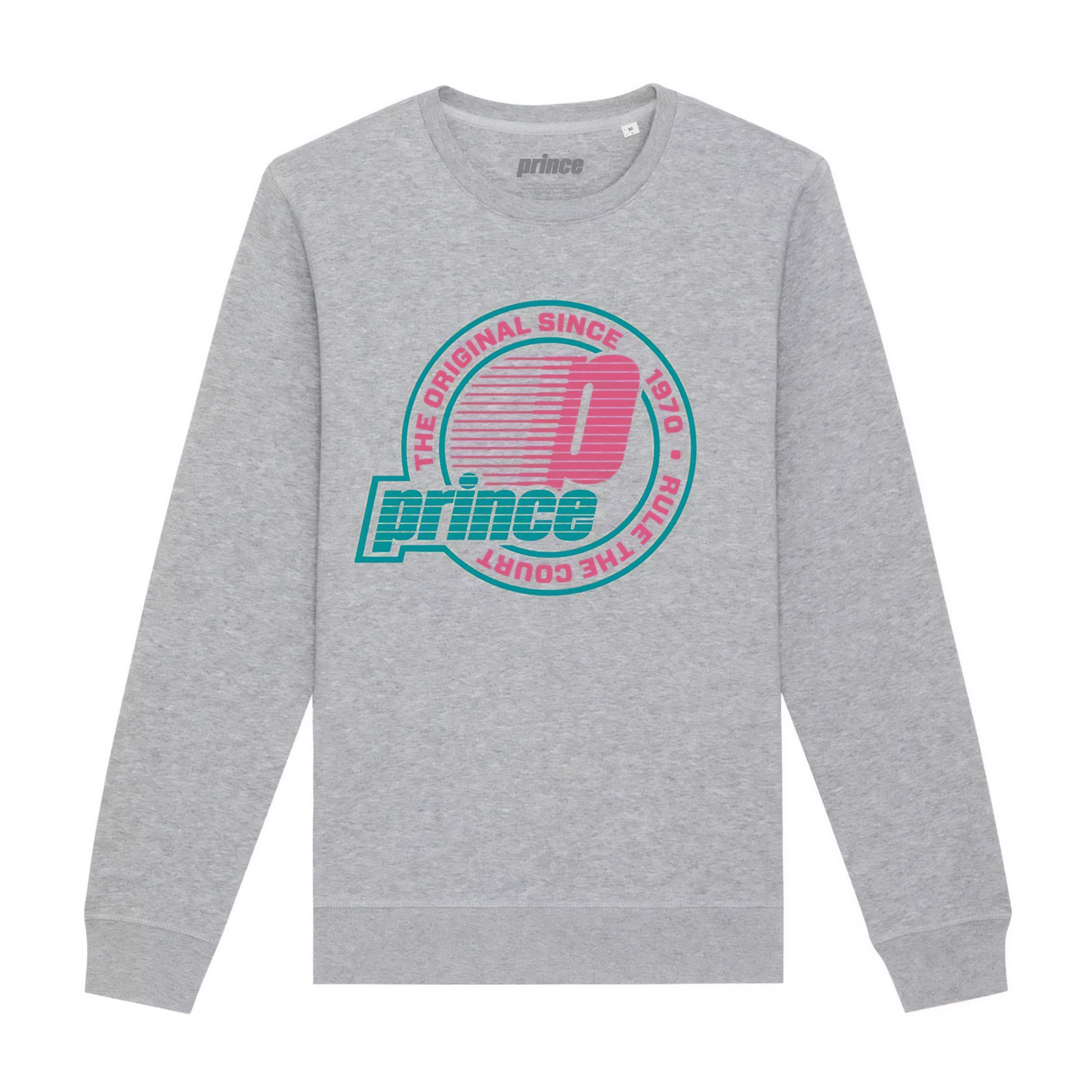 Heather Grey - Front - Prince Unisex Adult Moonball Sweatshirt