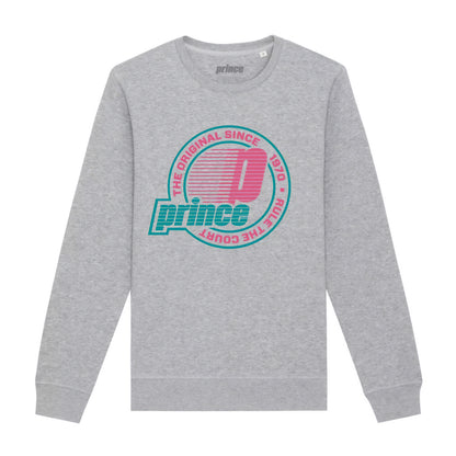 Heather Grey - Front - Prince Unisex Adult Moonball Sweatshirt