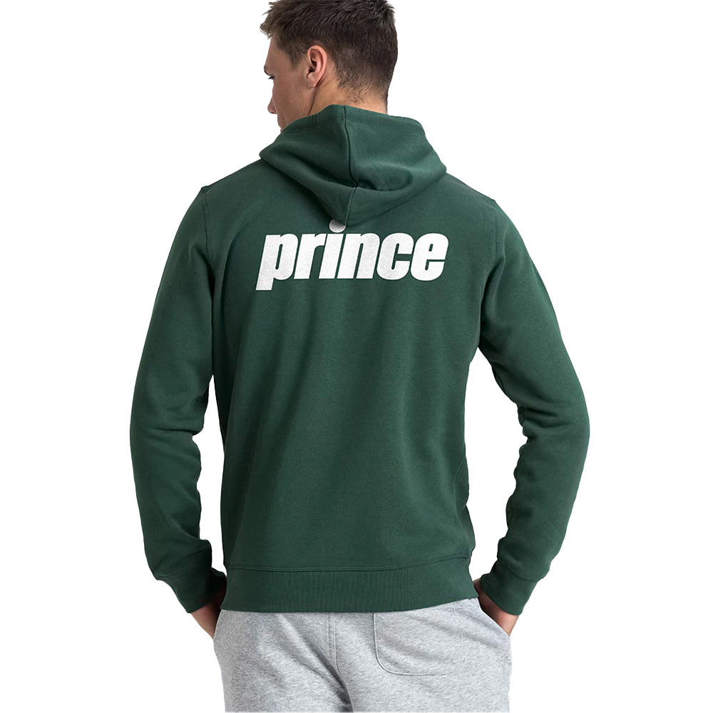 Bottle Green - Back - Prince Unisex Adult Net Hoodie