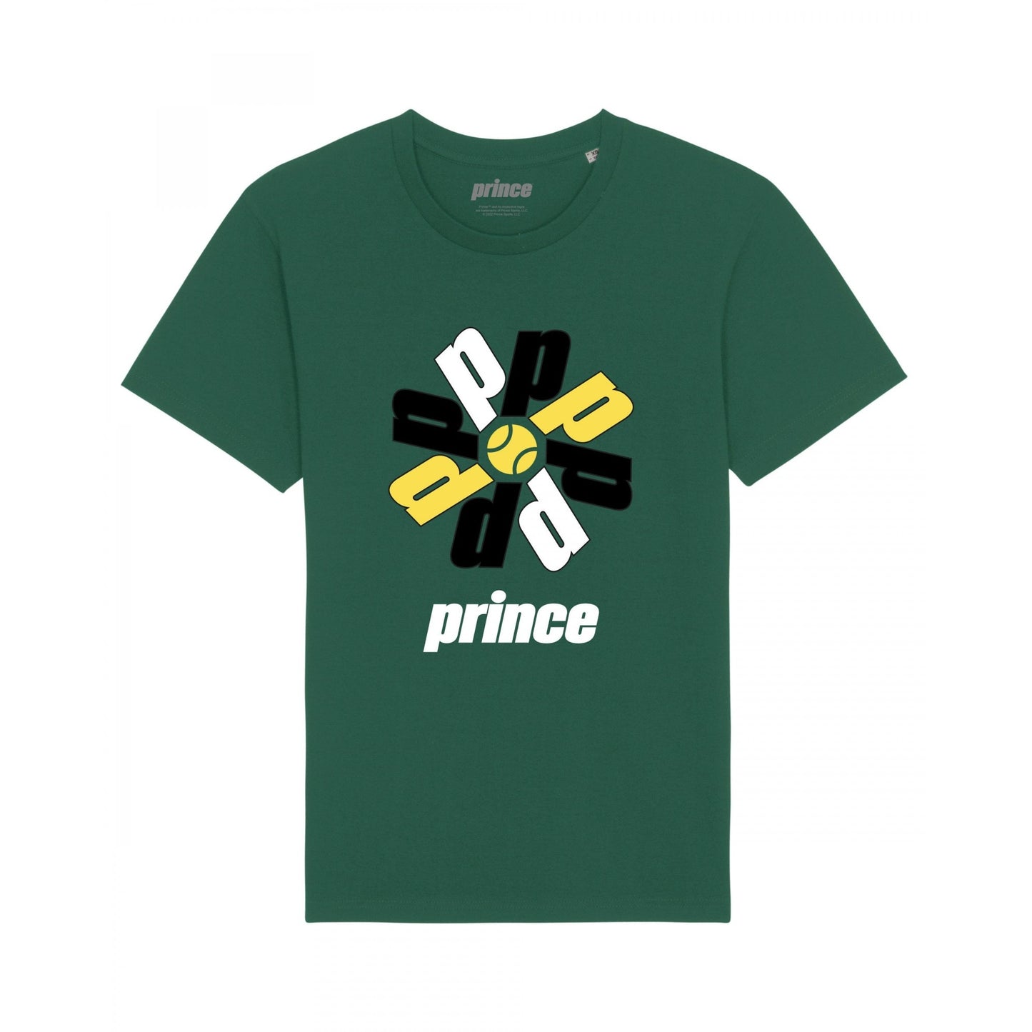 Dark Green - Front - Prince Unisex Adult Topspin T-Shirt