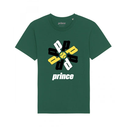 Dark Green - Front - Prince Unisex Adult Topspin T-Shirt