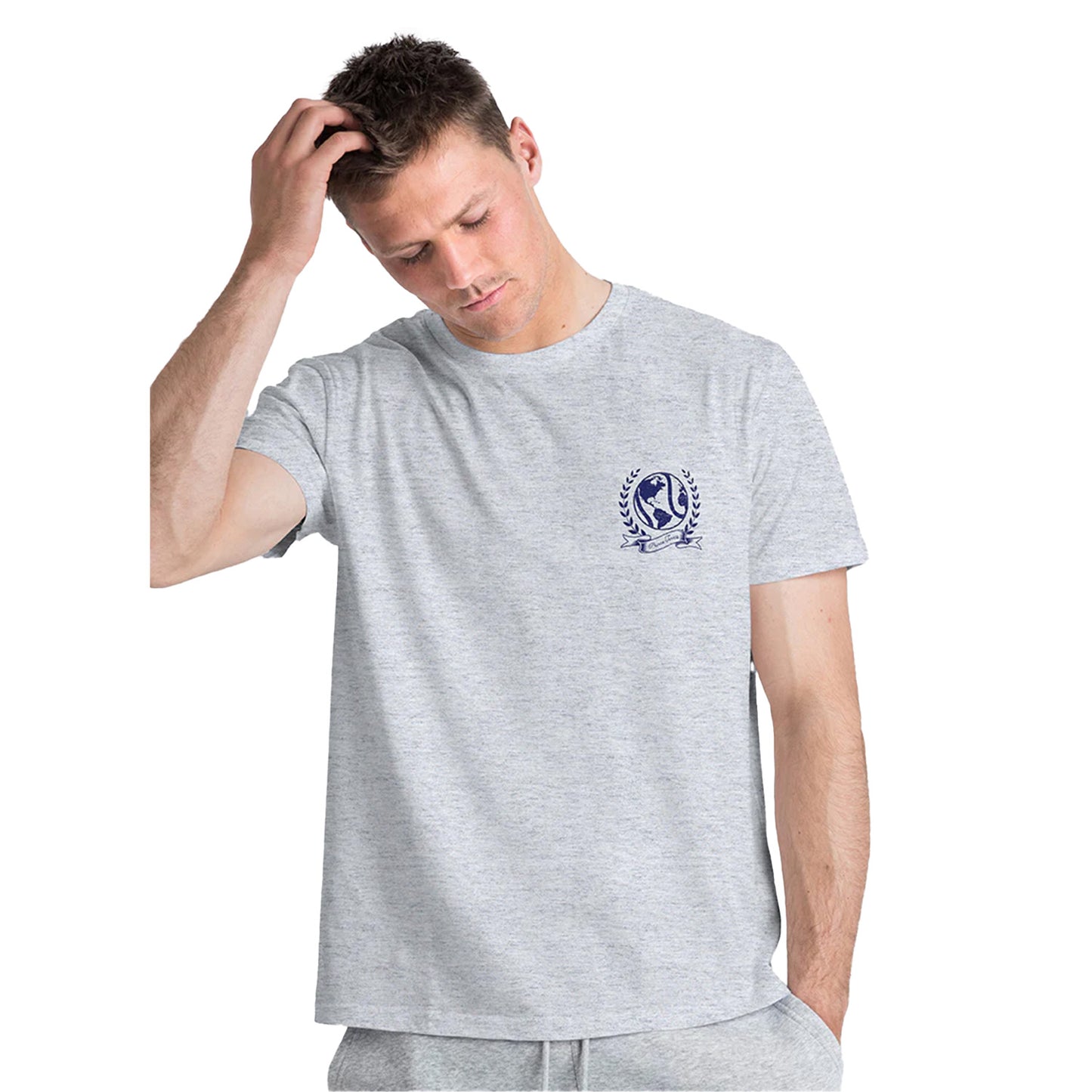 Heather Grey - Front - Prince Unisex Adult Global T-Shirt