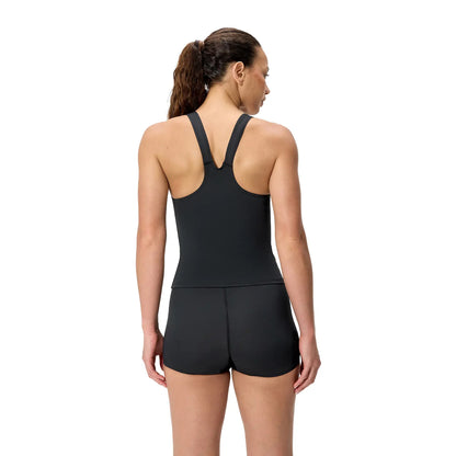 Black - Back - Speedo Womens-Ladies Hyperboom Splice Tankini Set