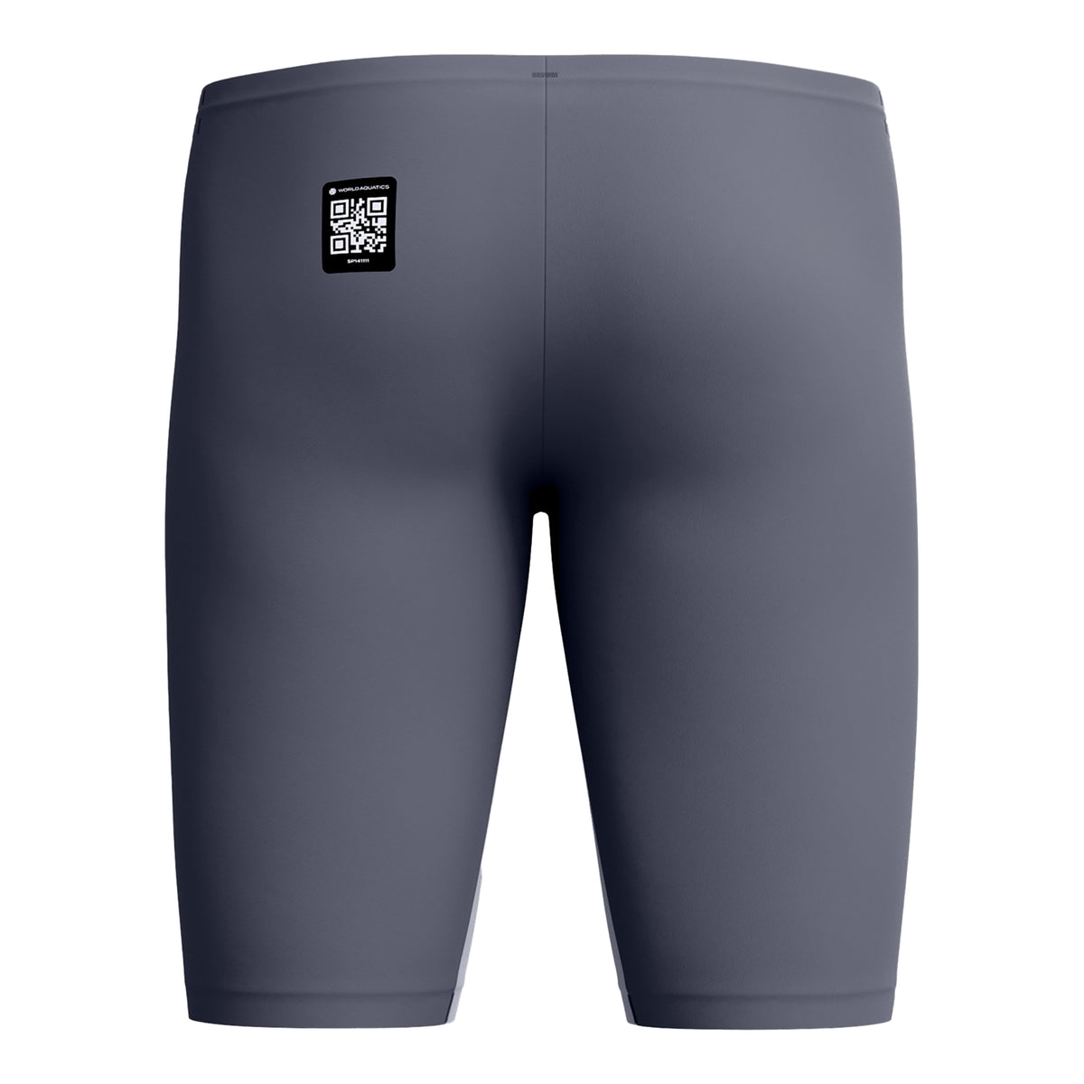 Grey - Back - Speedo Mens Fastskin LZR Pure Valor 2.0 Two Tone Jammer Shorts