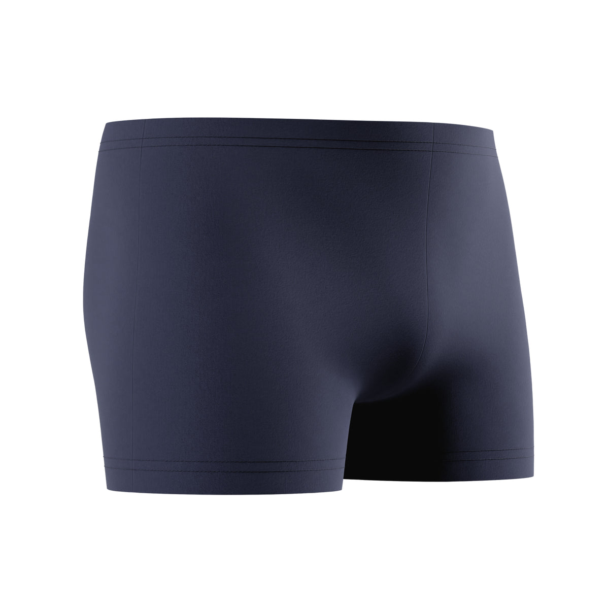 Navy - Side - Speedo Mens Big Logo Endurance+ Swim Shorts