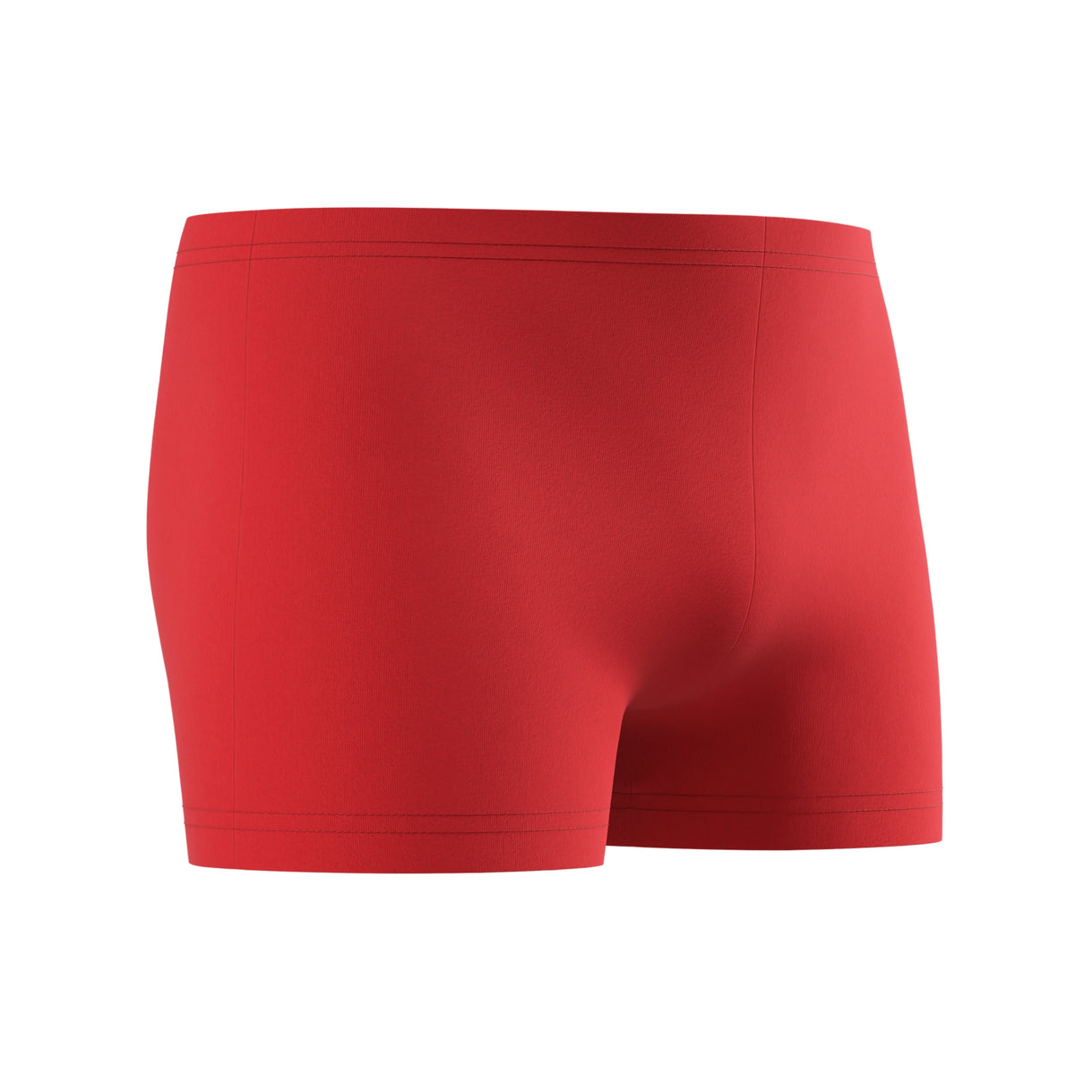 Red - Side - Speedo Mens Big Logo Endurance+ Swim Shorts