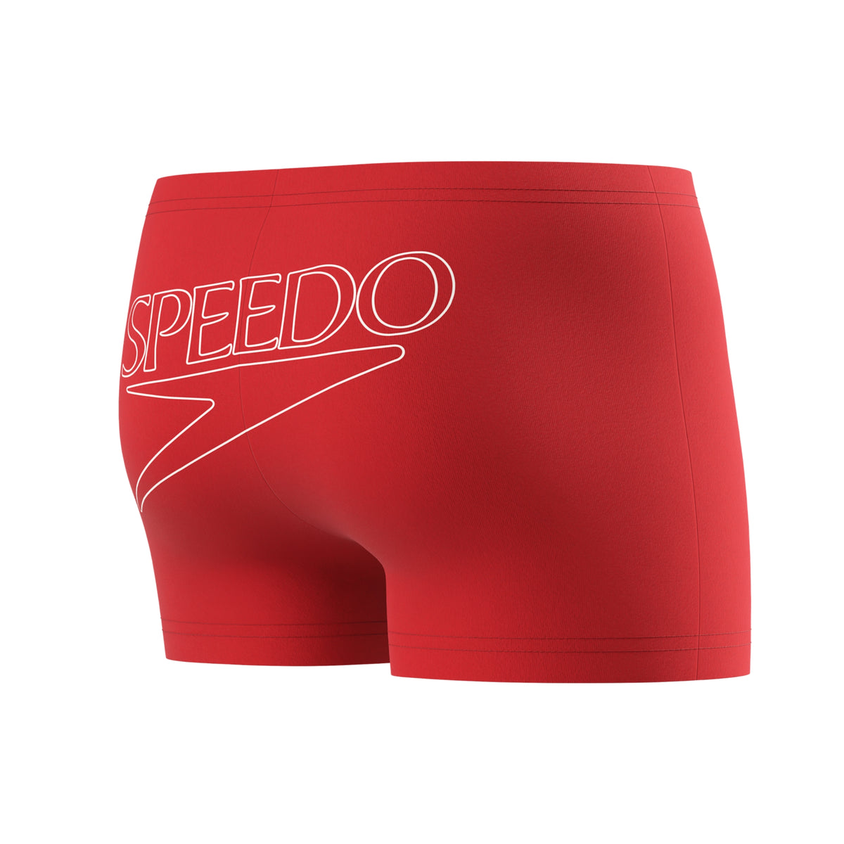 Red - Lifestyle - Speedo Mens Big Logo Endurance+ Swim Shorts