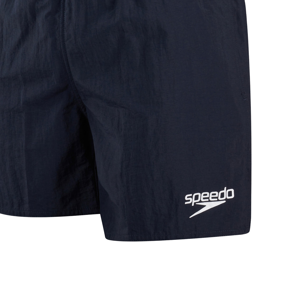 Navy - Back - Speedo Mens Essential Logo Swim Shorts