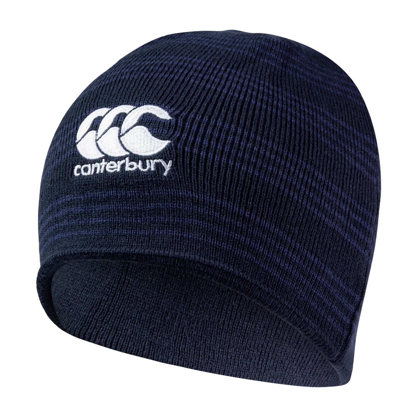 Navy - Side - Canterbury Unisex Adult Embroidered Logo Beanie