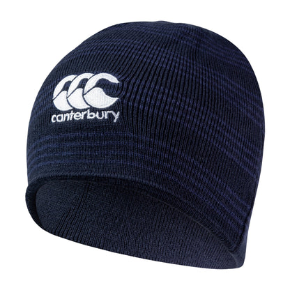 Navy - Side - Canterbury Unisex Adult Embroidered Logo Beanie