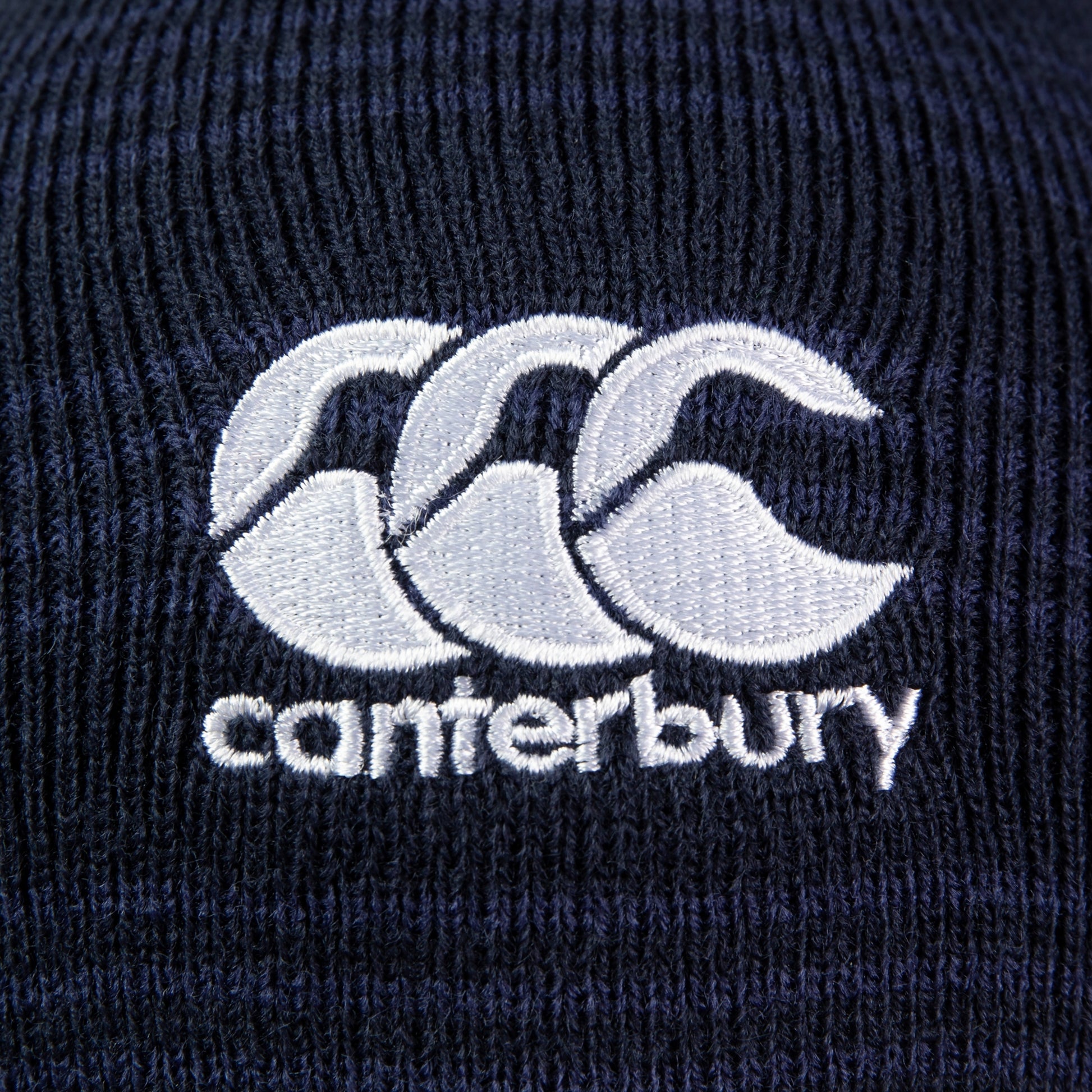 Navy - Lifestyle - Canterbury Unisex Adult Embroidered Logo Beanie