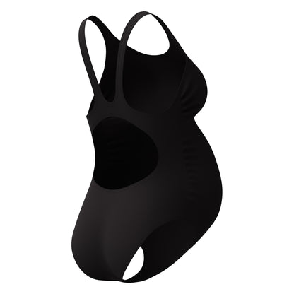 Black - Lifestyle - Speedo Womens-Ladies Maternity Fitness One Piece Swimsuit