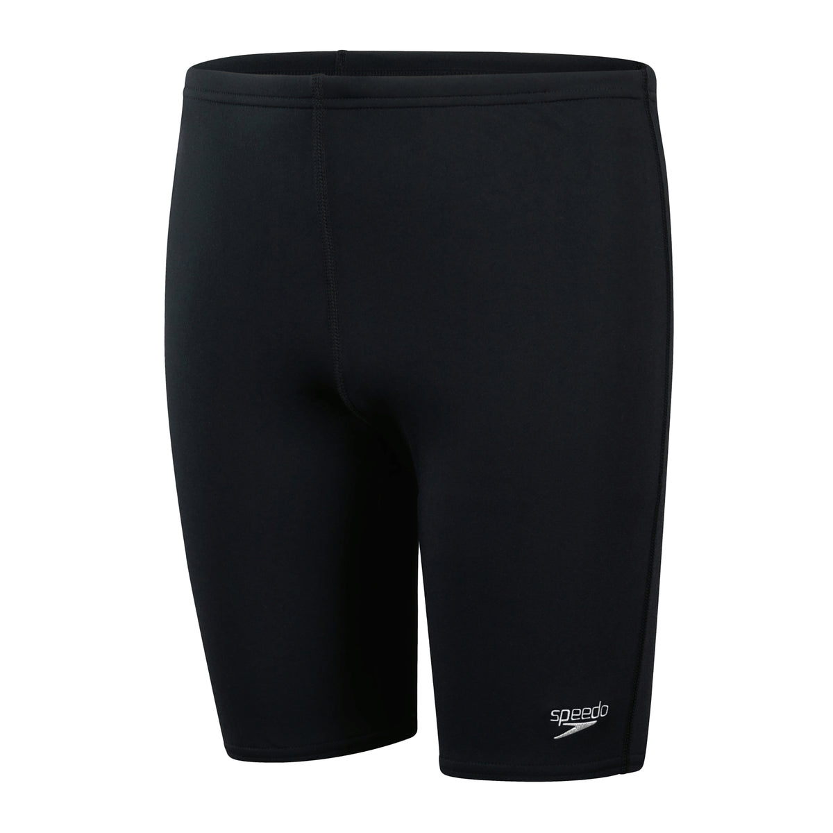 Black - Front - Speedo Boys Endurance+ V-Cut Jammer Shorts