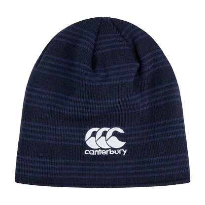 Navy - Front - Canterbury Unisex Adult Embroidered Logo Beanie