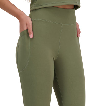 Deep Lichen Green - Lifestyle - Canterbury Womens-Ladies Convex Leggings