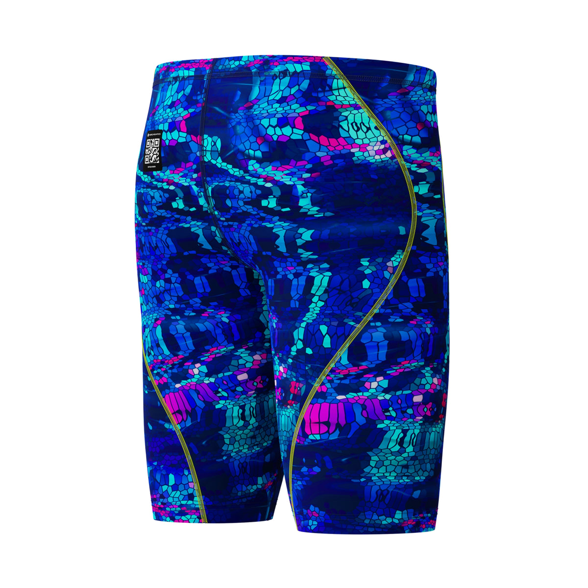Blue-Pink - Lifestyle - Speedo Mens Fastskin Hyperspark Mosaic Jammer Shorts