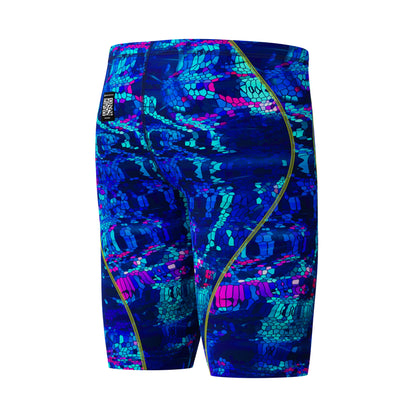 Blue-Pink - Lifestyle - Speedo Mens Fastskin Hyperspark Mosaic Jammer Shorts