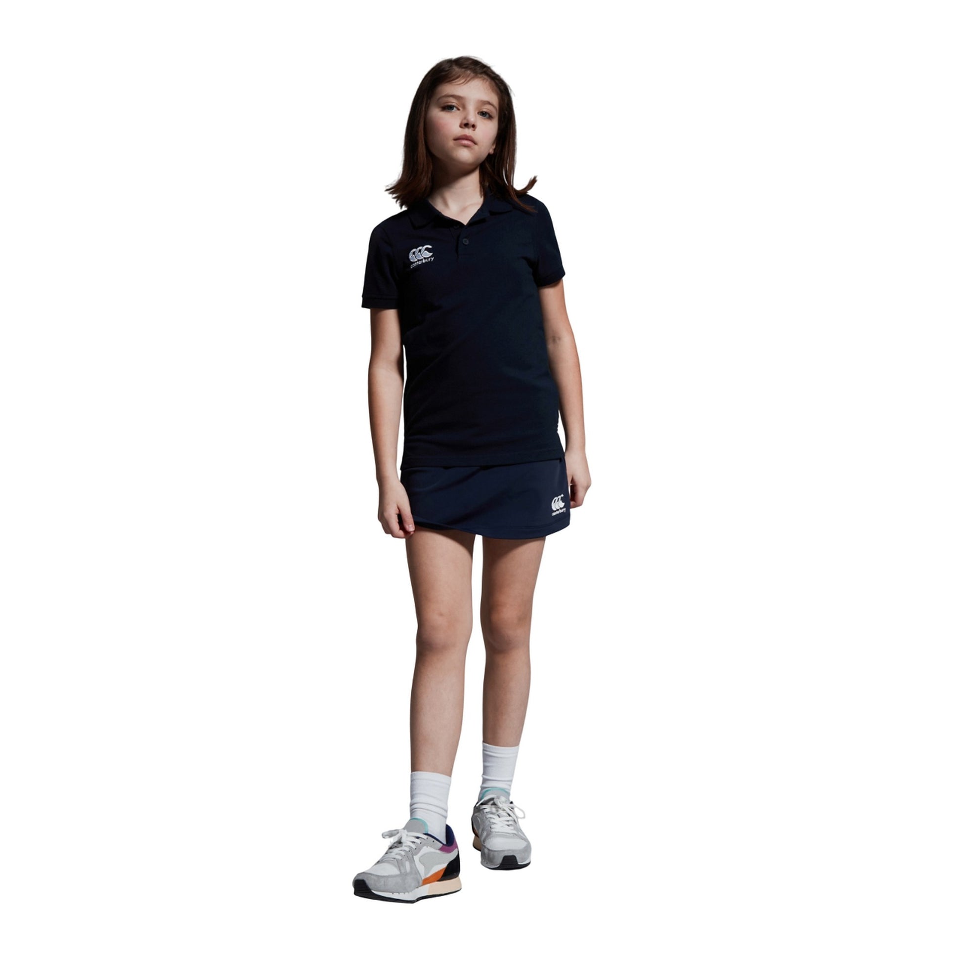Navy - Lifestyle - Canterbury Childrens-Kids Waimak Polo Shirt