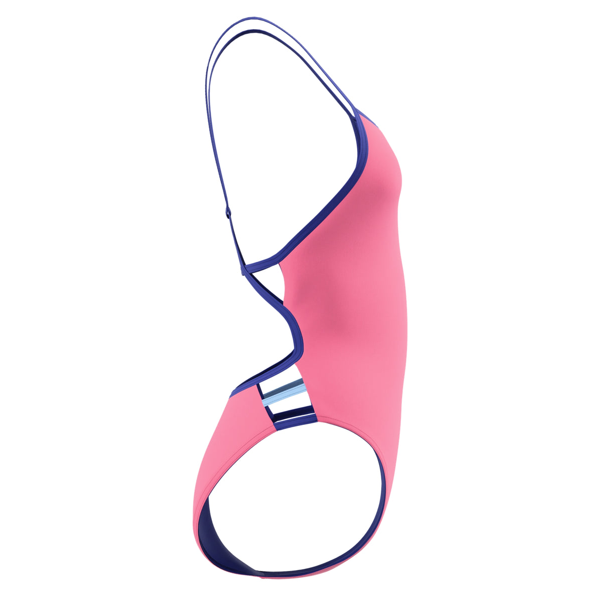 Pink - Pack Shot - Speedo Womens-Ladies Solid Triback One Piece Swimsuit