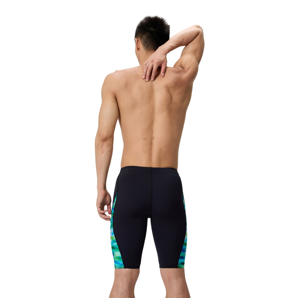Turquoise-Dark Green - Lifestyle - Speedo Mens Spliced Endurance+ Jammer Shorts