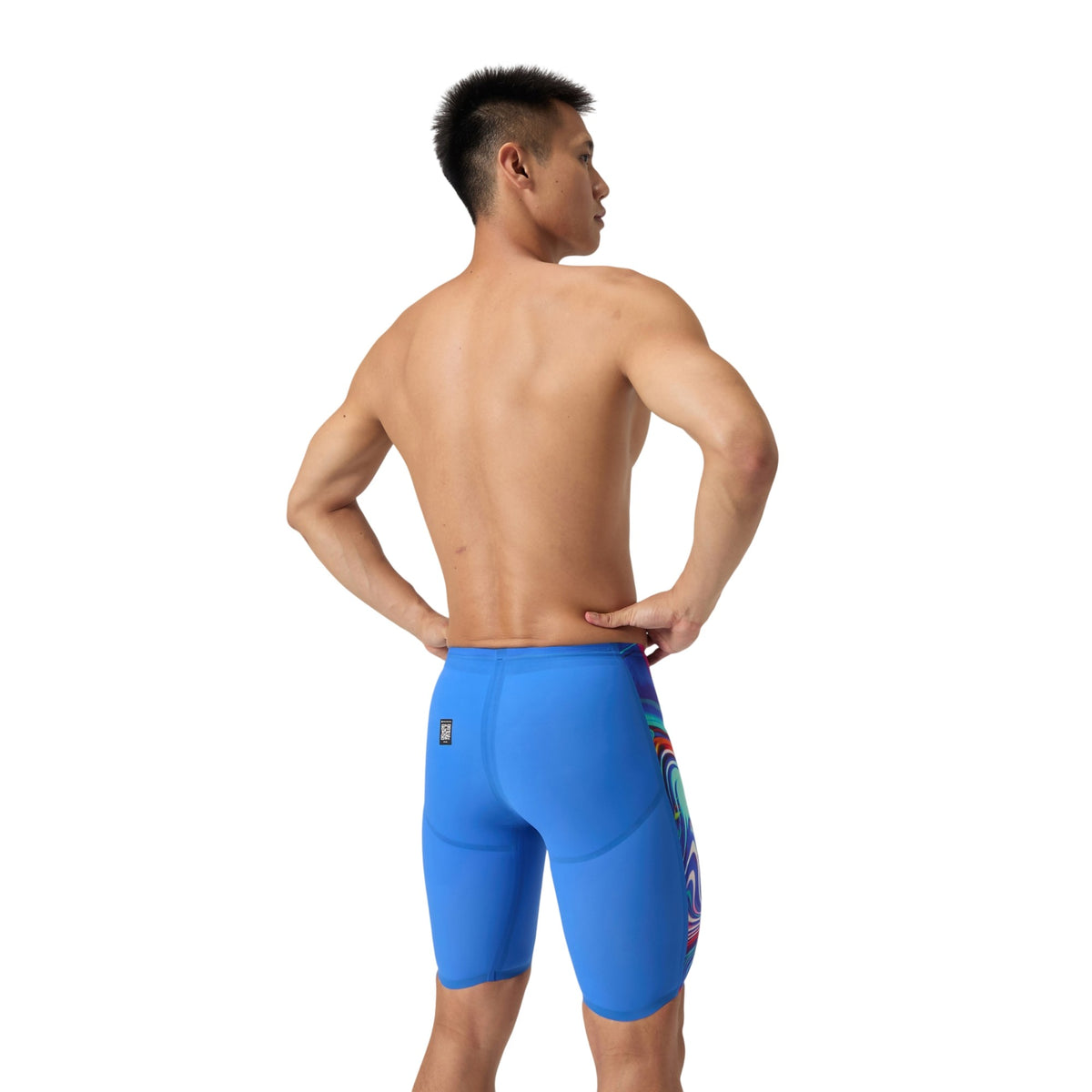 Multicoloured - Back - Speedo Mens Fastskin LZR Pure Valor 2.0 Psychedelic Jammer Shorts