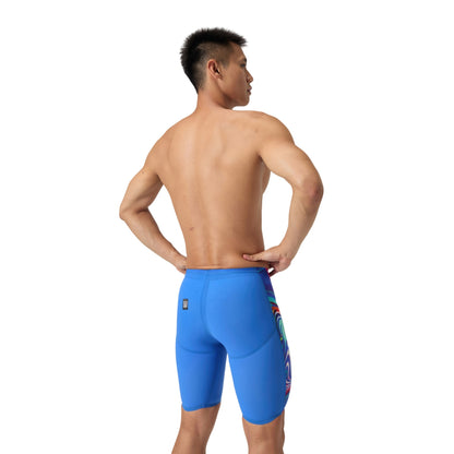 Multicoloured - Back - Speedo Mens Fastskin LZR Pure Valor 2.0 Psychedelic Jammer Shorts
