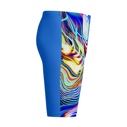Multicoloured - Side - Speedo Mens Fastskin LZR Pure Valor 2.0 Psychedelic Jammer Shorts