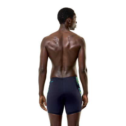 Blue - Back - Speedo Mens Hyperboom Splice Jammer Shorts