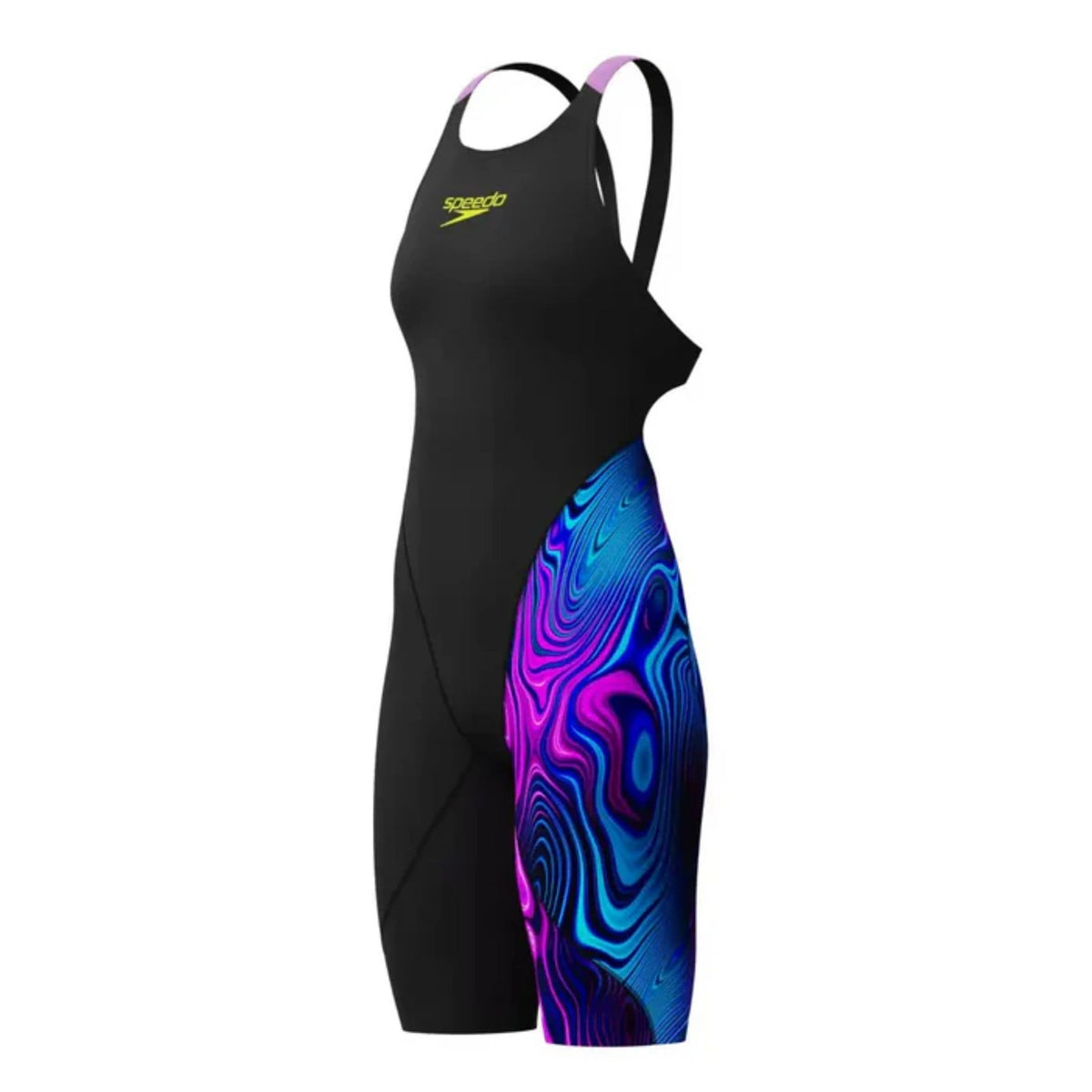 Black - Side - Speedo Childrens-Kids Lzr Ignite One Piece Swimsuit