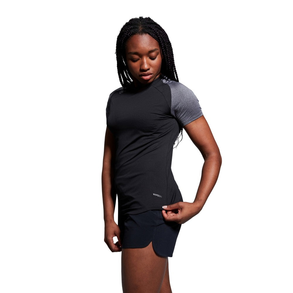 Black-Magnet Marl - Side - Canterbury Womens-Ladies Elite Training T-Shirt