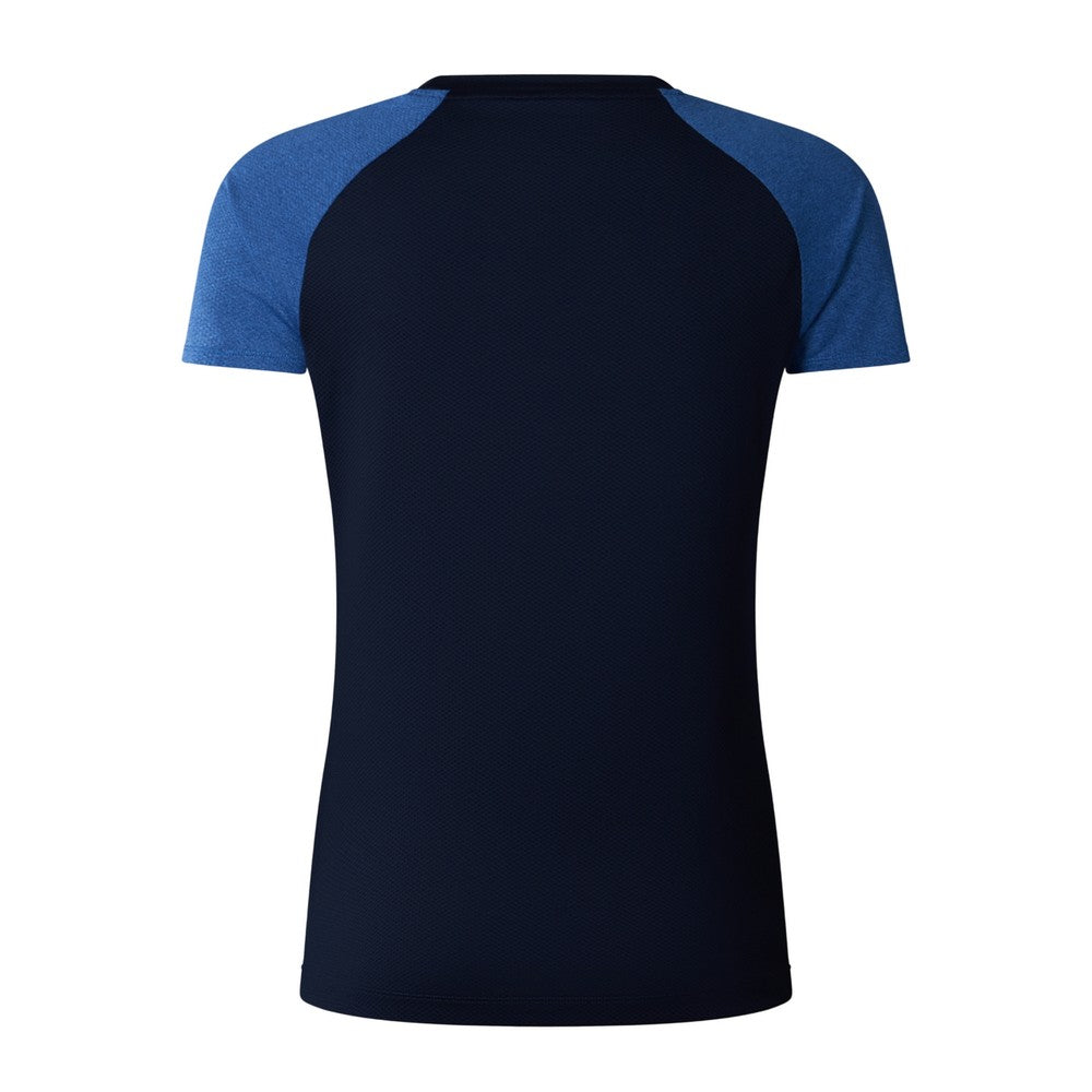 Navy-True Navy Marl - Back - Canterbury Womens-Ladies Elite Training T-Shirt