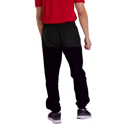 Black - Back - Speedo Mens Woven Tracksuit Bottoms