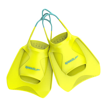 Yellow - Back - Speedo Unisex Adult Biofuse Logo Fitness Diving Fins