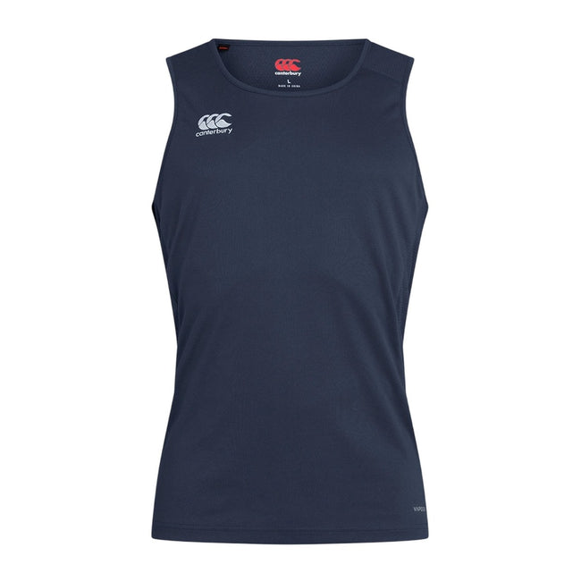 Navy - Front - Canterbury Mens Club Dry Tank Top