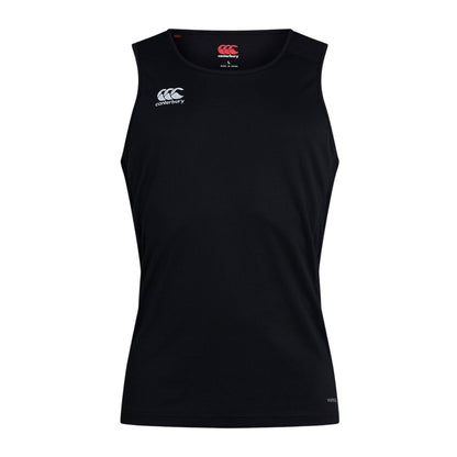 Black - Front - Canterbury Mens Club Dry Tank Top